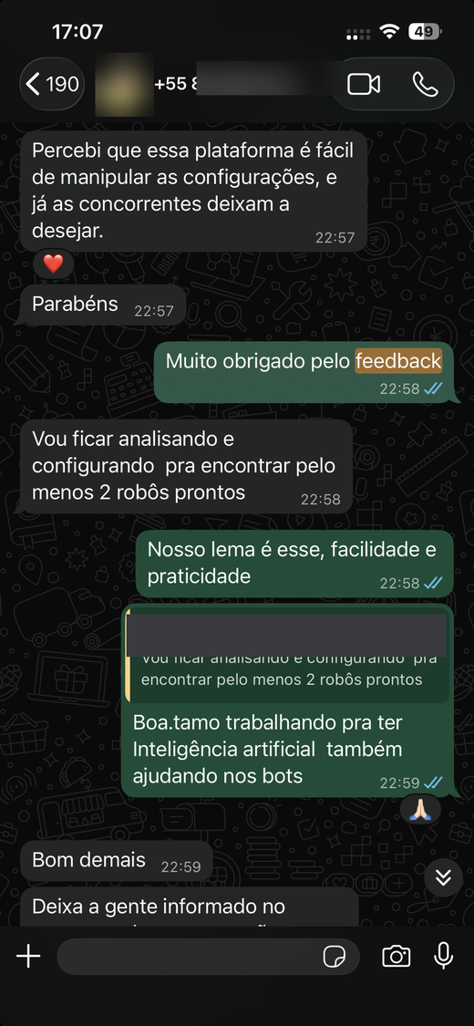 Depoimento de cliente 3